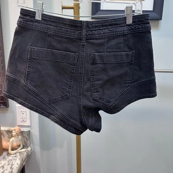 NWT Anthropologie Pilcro Micro Denim Shorts Black Sizes 27,28,29,30 - Picture 12 of 12